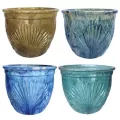 MCarr 24PC Palm Leaf Planter Plt Mix Colors
