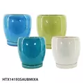 MCarr 8PC Egg Pot W/Sau Mix Colors