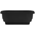 Bloem 12" Deck Rail Planter Black