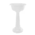 Bloem 18" Grecian Pedestal Urn Casper White