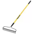 Truper Forged Bow Rake 16 Tine With Fiberglass Handle