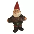 MCarr Welcome Gnome Resin Statue