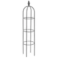 AGW 56"x10.5" Obelisk w/ Spiral Twist Black