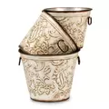 Deer Park Round Venetian Planters Set of 3