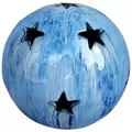 MCarr 10" Sphere W/Stars Falling Blue