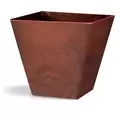 Artstone Ella 8" Square Planter Rust