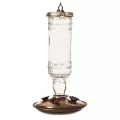 Perky Pet 10oz Clear Hummingbird Antique Bottle Feeder