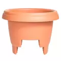 Bloem 12" Deck Rail Planter Terra Cotta