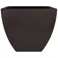 Tusco 20" Modern Square Planter Espresso