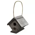 Woodlink Rustic Farmhouse Wren House with Galvanized Roof