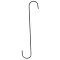 Panacea 8" Black Garden S Hook 2pk