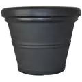 Tusco 20" Rolled Rim Planter Black
