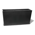 Algreen 31"x10"x16" Tall Patio Planter Black