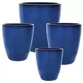 MCarr 16PC Tall Flared Planter Plt Light Blue