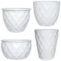 MCarr 26pc Teardrop Planter Pallet Glossy White