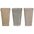 MCarr 18pc Tall Sq Rattan Planter Pallet Mixed Colors