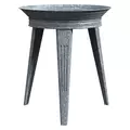 Panacea 18" Galvanized BirdBath With Stand