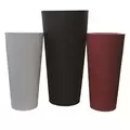 Tusco 20" Cosmo Round Planter Black