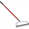 Corona 16" Bow Head Rake 16 Tine w/ 60" Fiberglass Handle