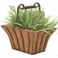 Deer Park Rectangular Twist Basket With Coco Liner