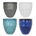 MCarr 24pc Fleur De Lis Planter Pallet Mixed Colors