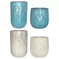 MCarr 25pc Diamond Round Planter Pallet Mixed Colors