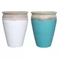 MCarr 12pc Tall Wide Mouth Jar Planter Pallet Mixed Colors