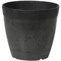 Artstone 10" Round Dolce Planter Black