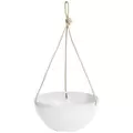 Artstone Napa 12" Hanging Bowl White