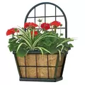 Panacea 19.5" Modern Farmhouse Wall Planter Black