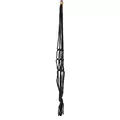 Primitive 36" Black Macrame Plant Hanger