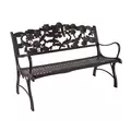 Painted Sky Bench Koi Iron