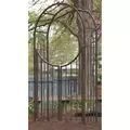 Panacea 90"x50"x18" Arched Arbor With Gate