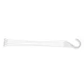 Landmark 22In Double Clip Auto Hanger White 25 Per Bag