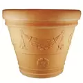 Tusco 22" Garland Planter Washed Terra Cotta