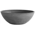 Algreen 12"x4.5" Bowl Planter Charcoal
