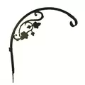 Hookery 16" Green Hanger With Scroll