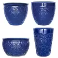MCarr 26pc Fleur De Lis Planter Pallet Light Blue
