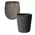 MCarr 36PC Tall Mixed Pltr Plt Weathered Brown