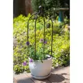 Panacea 24" Trellis Top Scroll & Ivy Pot Topper
