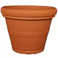 Tusco 42" Rolled Rim Planter Terra Cotta