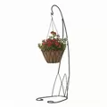 Austram 56" Lotus Plant Hanger Leather Black