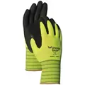 Wonder Grip Rubber Palm Glove Small Hi Vis Green