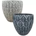 MCarr 12pc Round Leaf Planter Pallet Mixed Colors