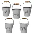 Panacea 7.5" Milkhouse Farm Animal Bucket Planter