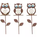 E-V 24pc Illum Owl Pot Sticker Display