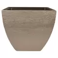 Tusco 16" Modern Square Planter Safari