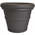 Tusco 15.5" Rolled Rim Planter Espresso