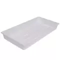 SunPack 10"x20" Tray, White No Drain Holes