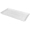 SunPack 1020 Heavy Duty Shallow Tray, White w/Hole